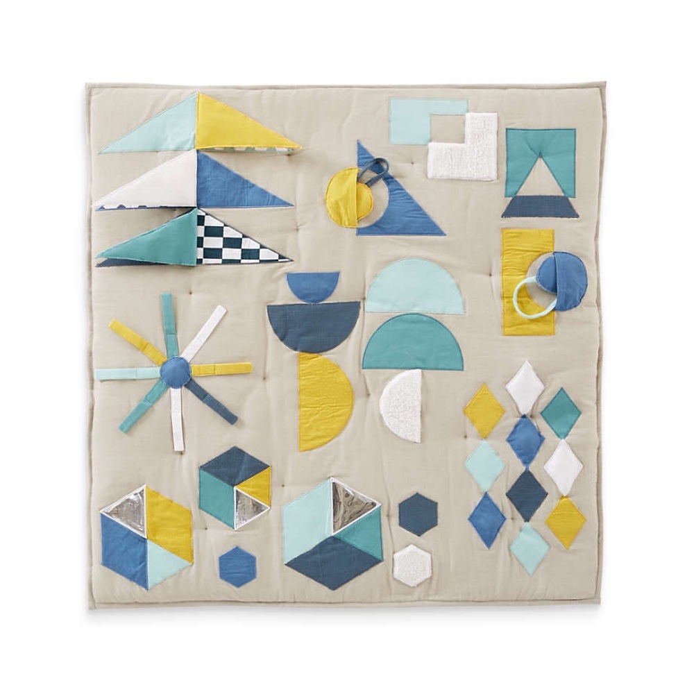 Crate & Barrel Kids Modern Geometric Activity Play Mat